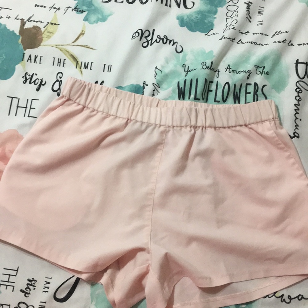 Light pink shorts